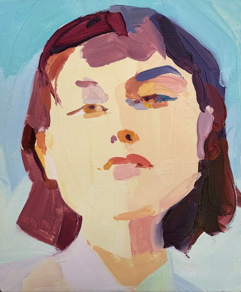 Detail of Jeepers creepers where'd you get them eyes, 2018 by Barbara Hoogeweegen