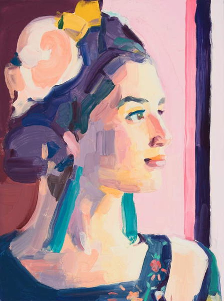 Detail of Believing, 2018 by Barbara Hoogeweegen