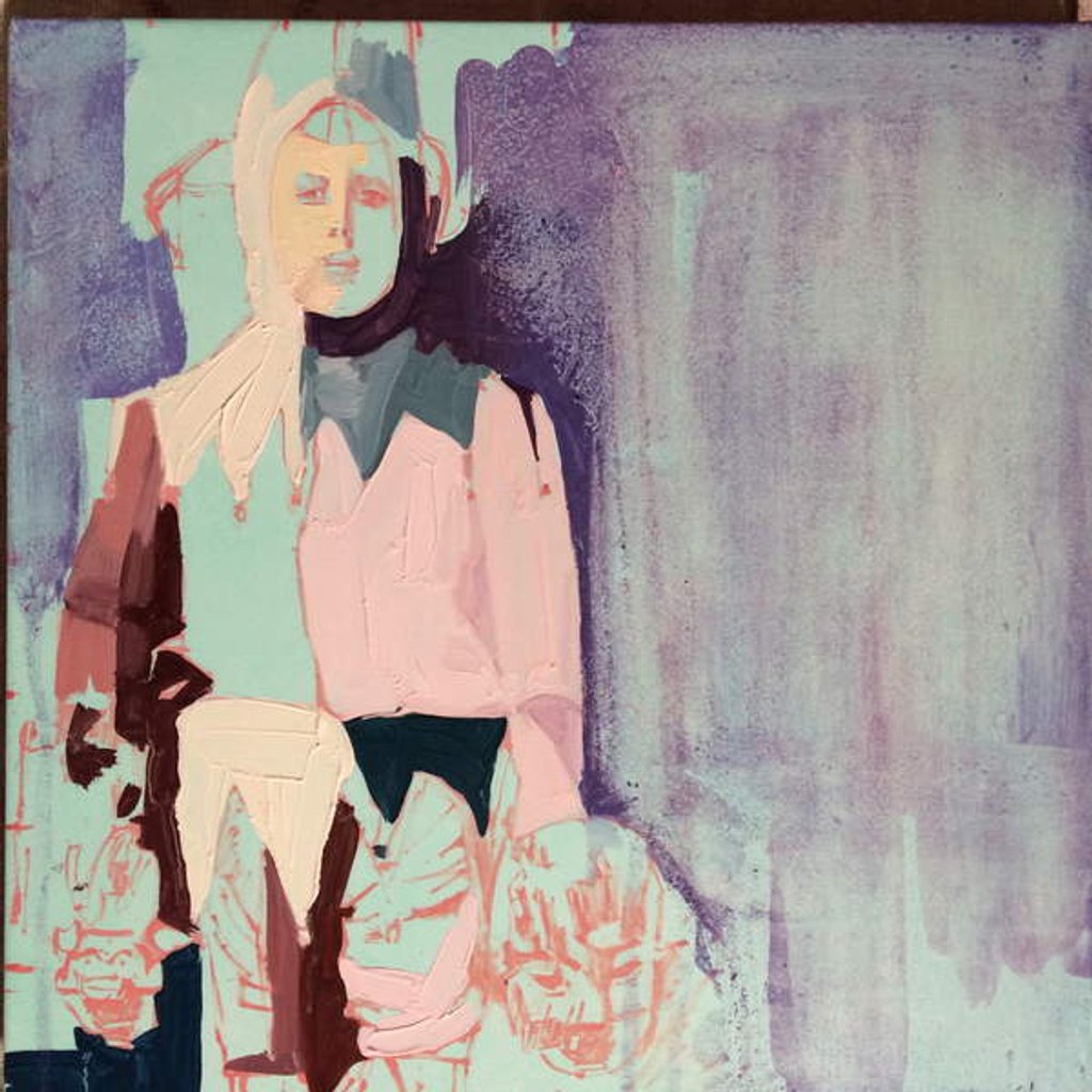 Detail of Harlequin, 2015 by Barbara Hoogeweegen