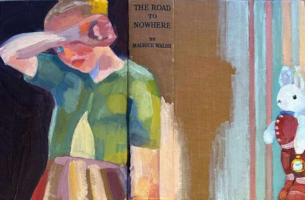 Detail of the road to no where, 2023 by Barbara Hoogeweegen