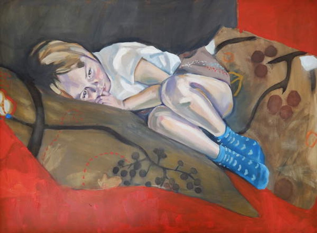 Detail of The Afternoon Rest, 2013 by Sheri Gee