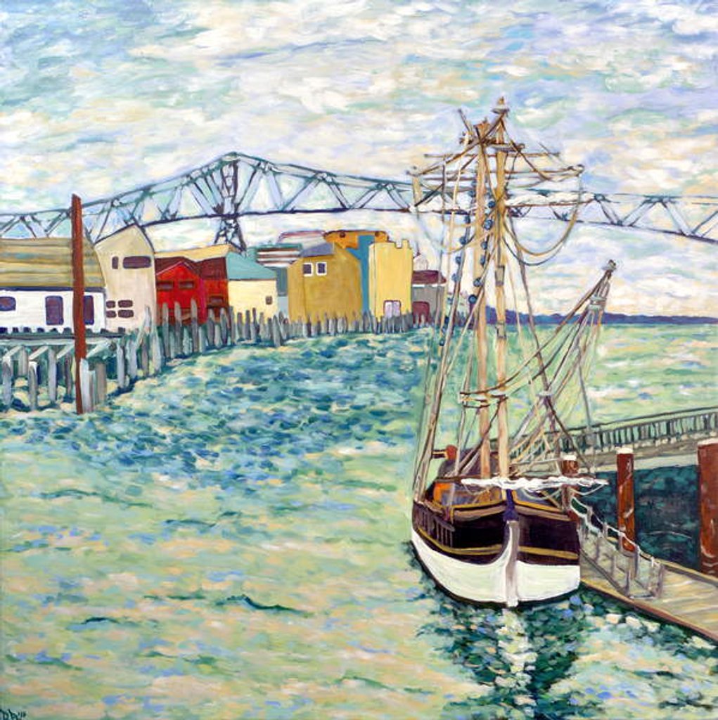 Detail of Astoria Boat, 2018 by Deborah Eve Alastra