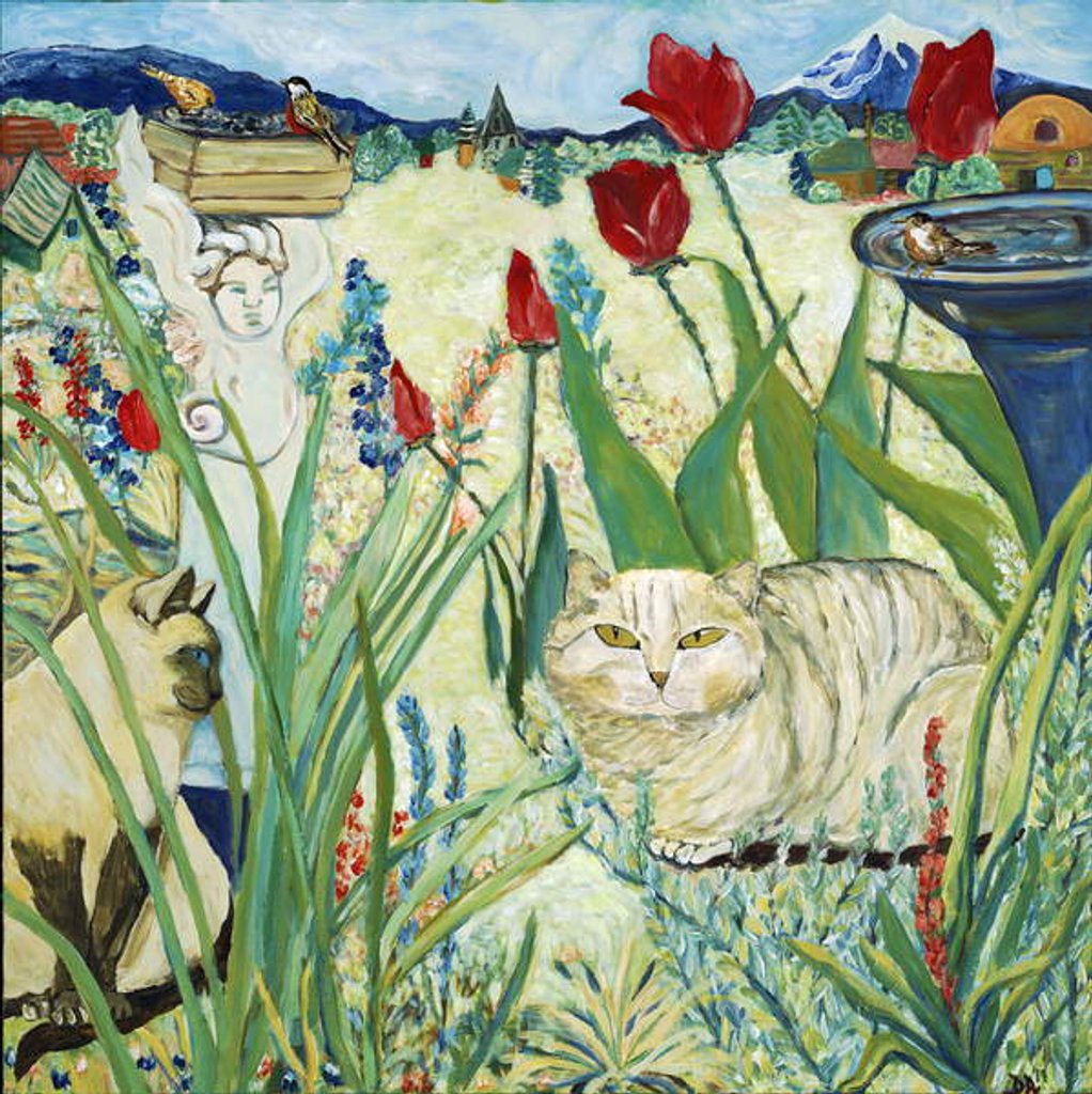 Detail of MInd's Garden, 2019 by Deborah Eve Alastra