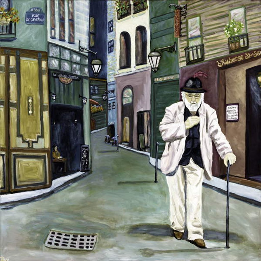 Detail of Parisien, 2018 by Deborah Eve Alastra