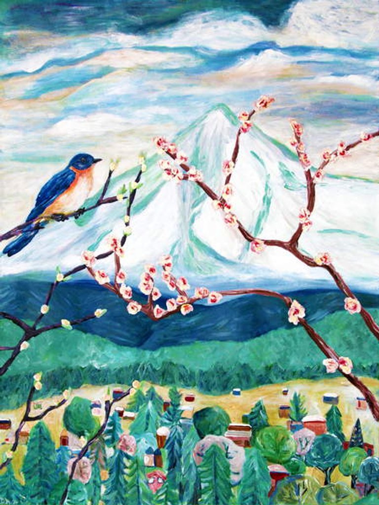 Detail of Signs of Spring, 2016 by Deborah Eve Alastra