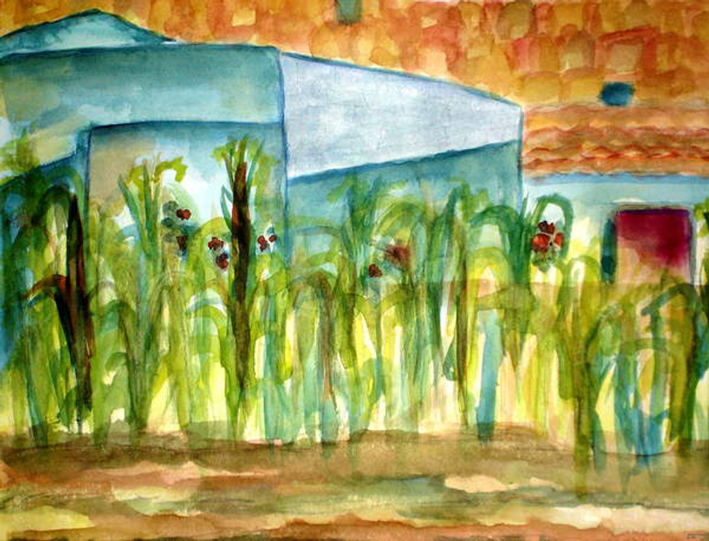 Detail of Maiz, 1980 by Deborah Eve Alastra