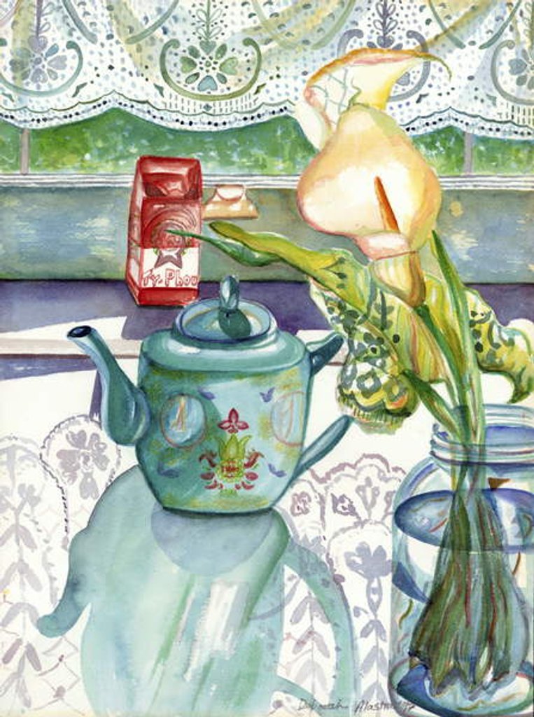 Detail of Reflections On Lace, 1996 by Deborah Eve Alastra