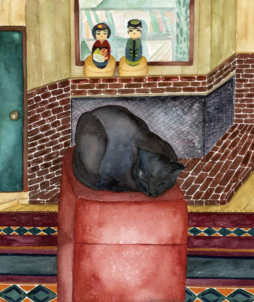 Detail of Red Stool, 1998 by Deborah Eve Alastra