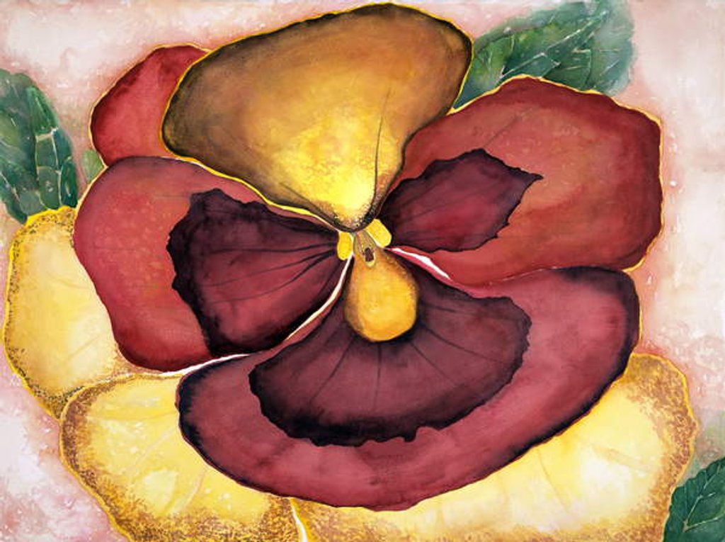 Detail of Pansey, 2007 by Deborah Eve Alastra