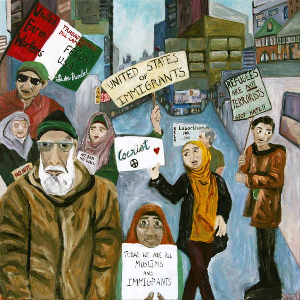 Detail of Resist 2, 2017 by Deborah Eve Alastra