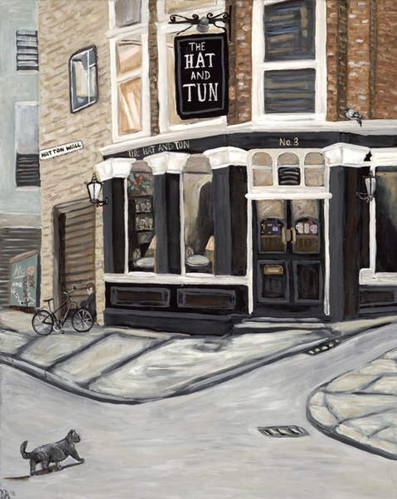 Detail of Hat and Tun, 2017 by Deborah Eve Alastra