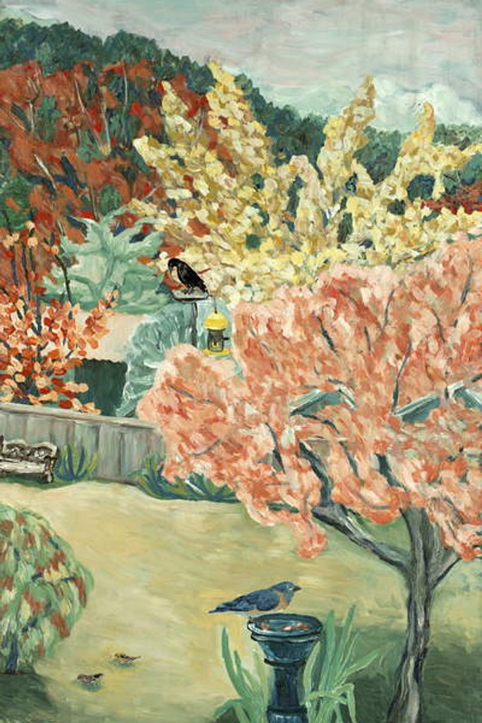 Detail of Backyard Fall, 2016 by Deborah Eve Alastra