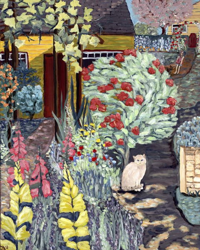 Detail of Neighbor's Garden, 2018 by Deborah Eve Alastra