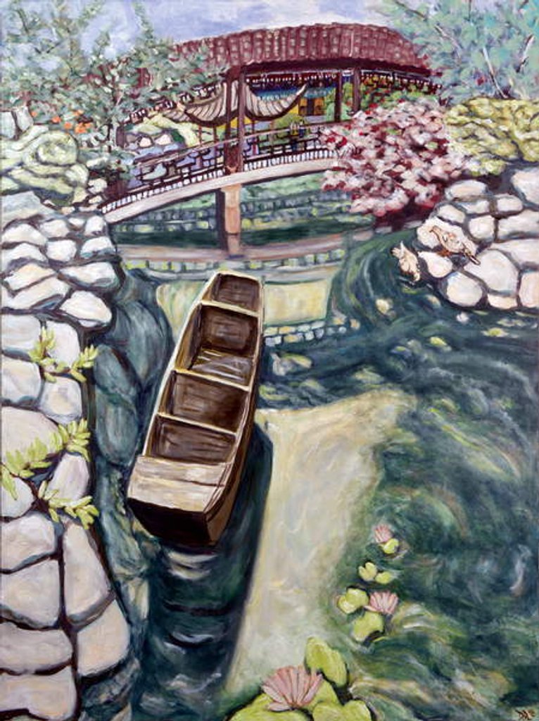 Detail of Lansu Canoe, 2018 by Deborah Eve Alastra