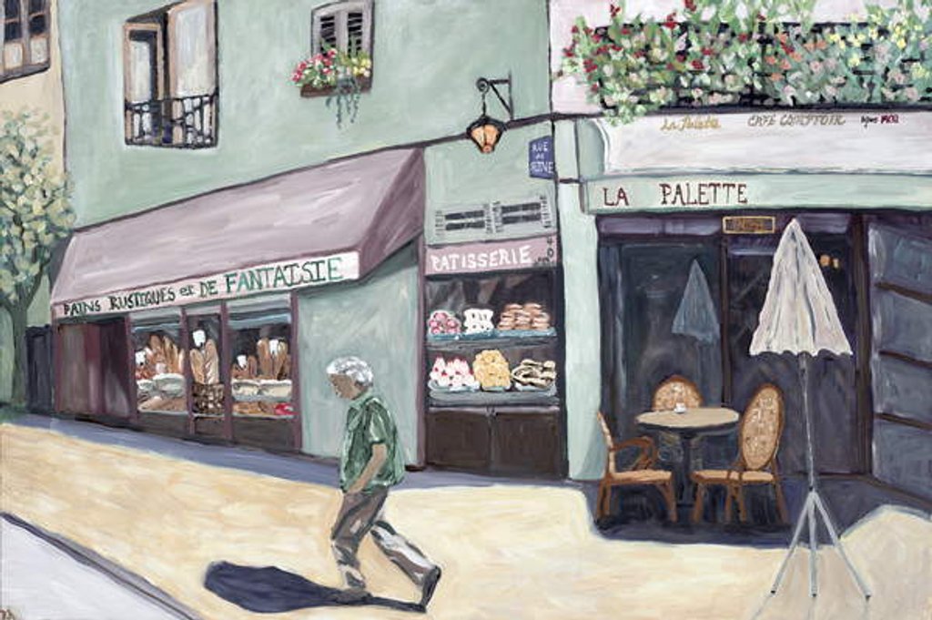 Detail of Cafe Corner, 2017 by Deborah Eve Alastra