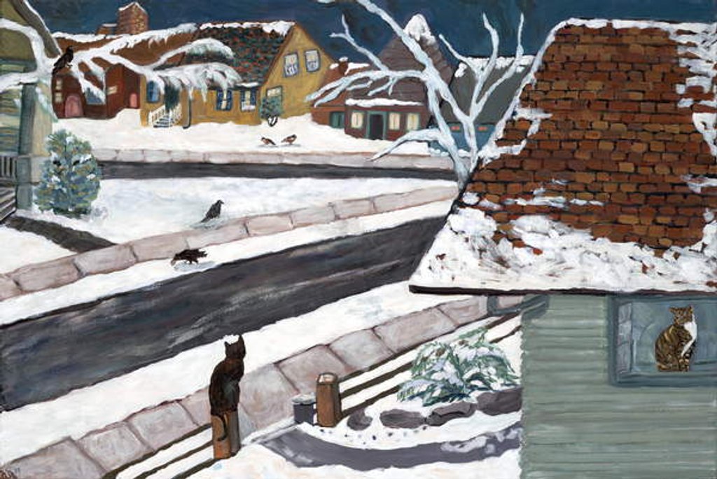 Detail of Studio View, 2019 by Deborah Eve Alastra