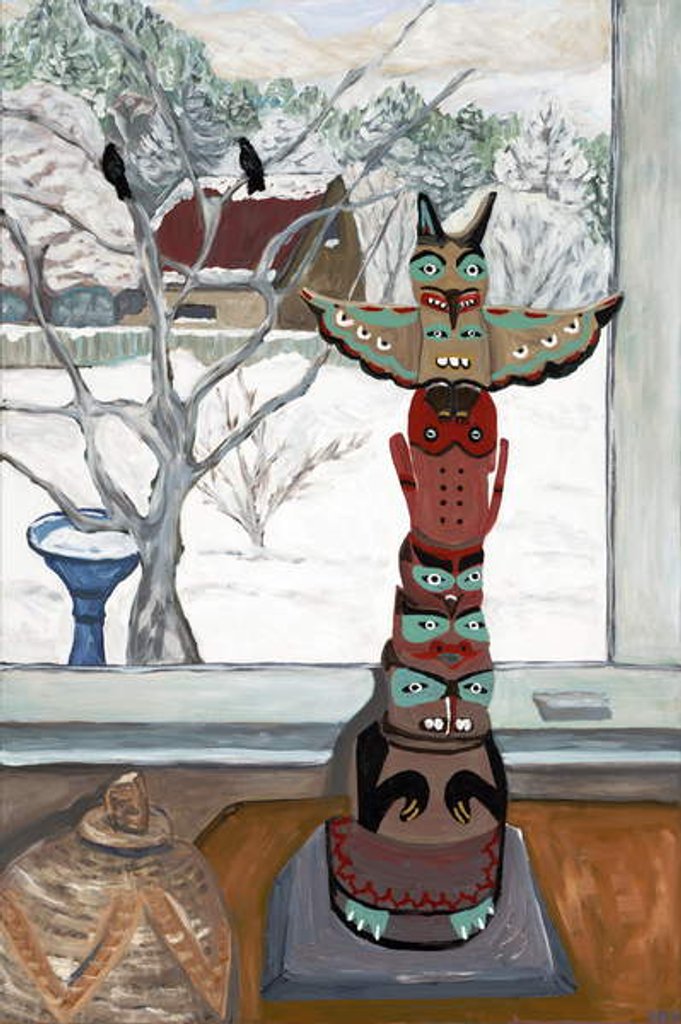 Detail of Winter Totem, 2016 by Deborah Eve Alastra