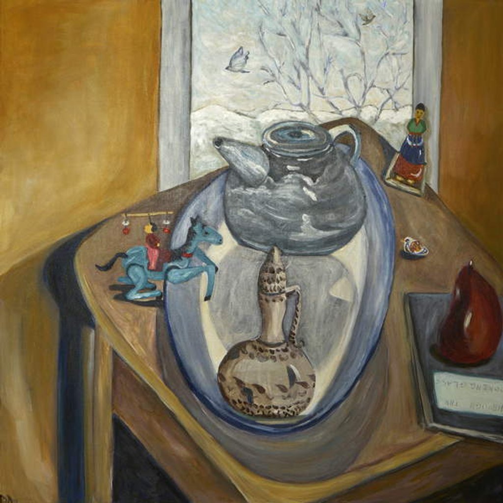 Detail of Winter Shadows, 2015 by Deborah Eve Alastra