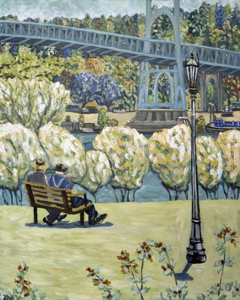 Detail of Early Fall, 2017 by Deborah Eve Alastra