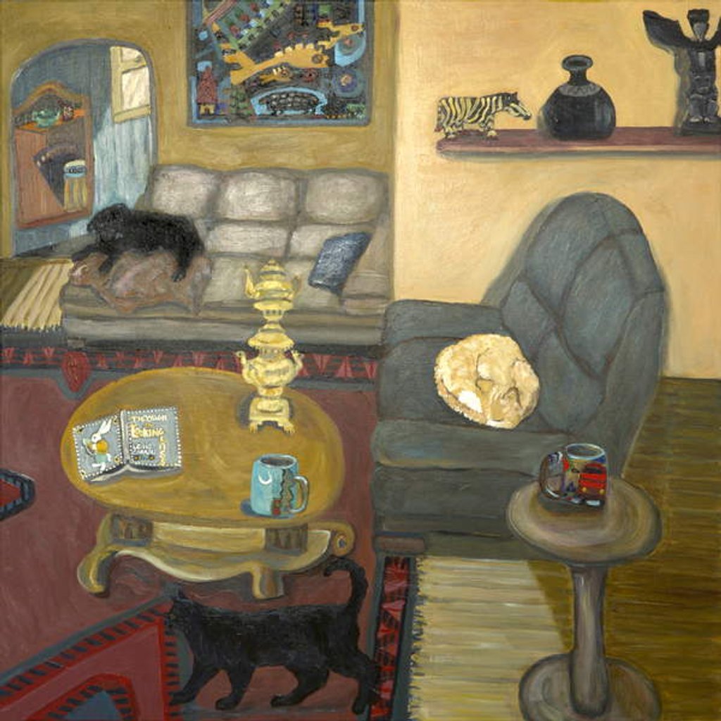 Detail of Primitive House, 2019 by Deborah Eve Alastra