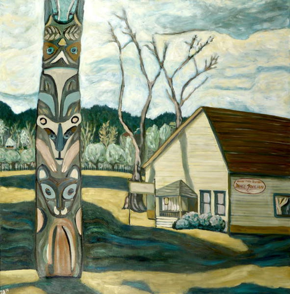 Detail of Oaks Totem, 2019 by Deborah Eve Alastra