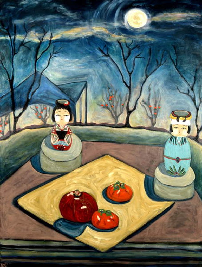 Detail of Still NIght, 2020 by Deborah Eve Alastra