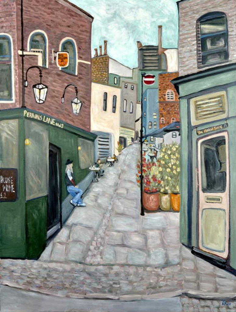 Detail of Haunted Pub Hampstead, 2018 by Deborah Eve Alastra