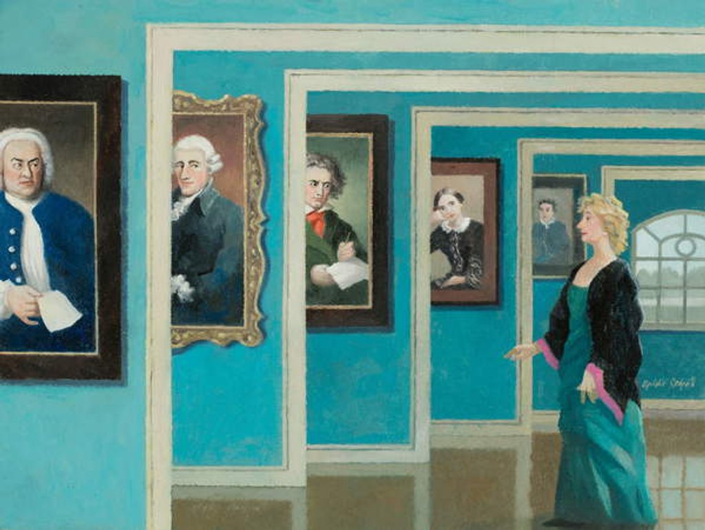 Detail of Bach and Beyond, 2018 by Ophelia Redpath