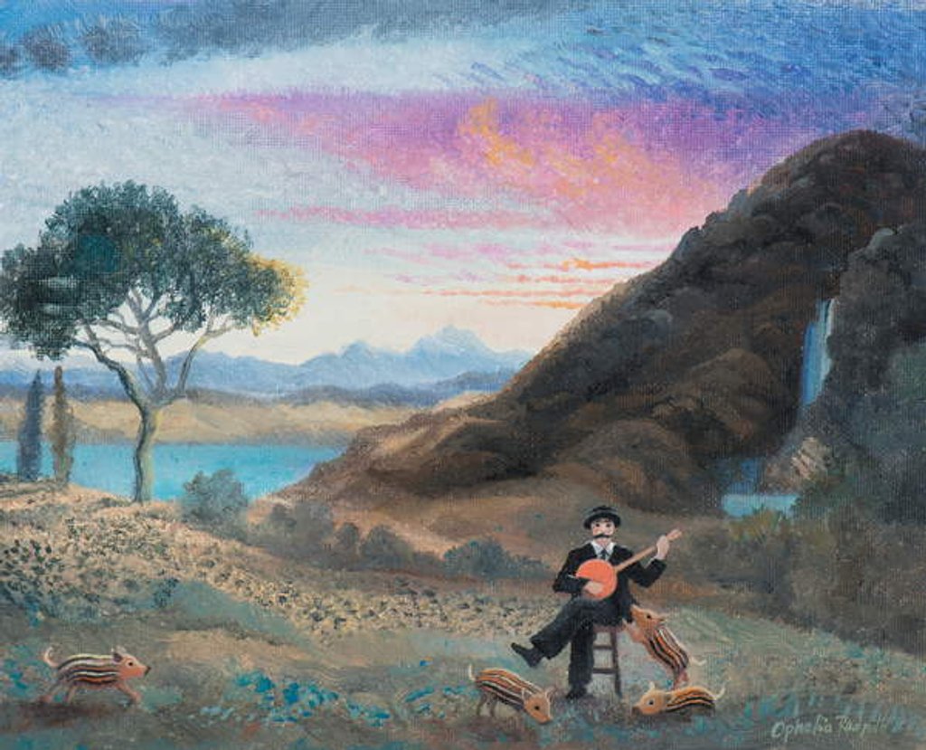 Detail of Mountain Man, 2019 by Ophelia Redpath