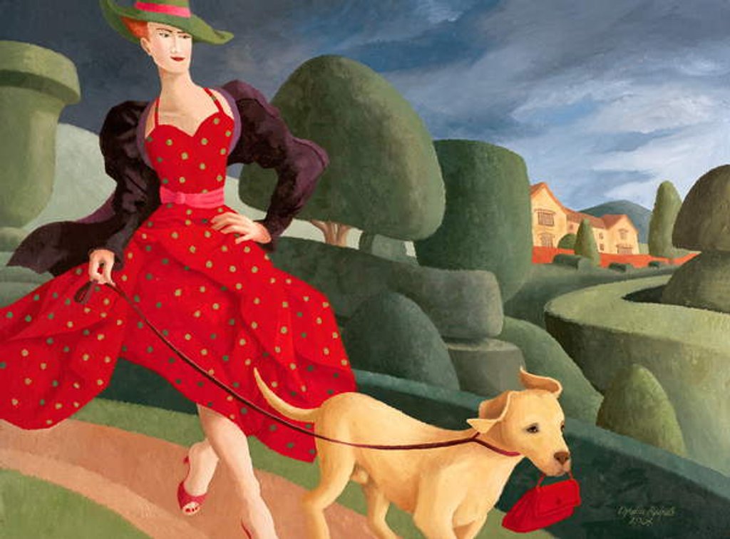Detail of Hath a dog money?, 2007 by Ophelia Redpath