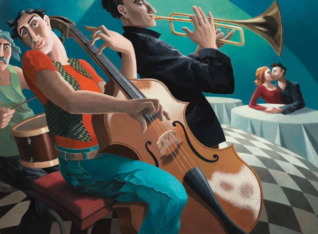 Detail of A kind of blue, 2012 by Ophelia Redpath