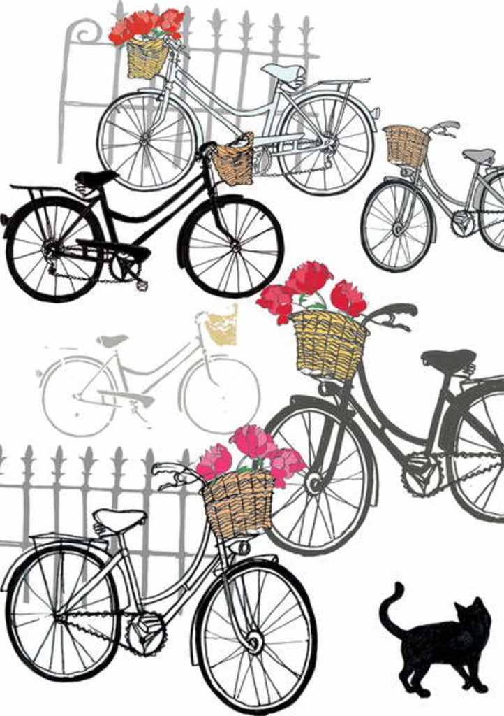 Detail of Bicycles, 2013 by Anna Platts