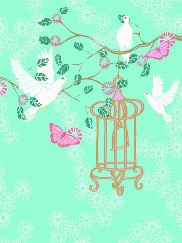 Detail of Doves, 2013 by Anna Platts