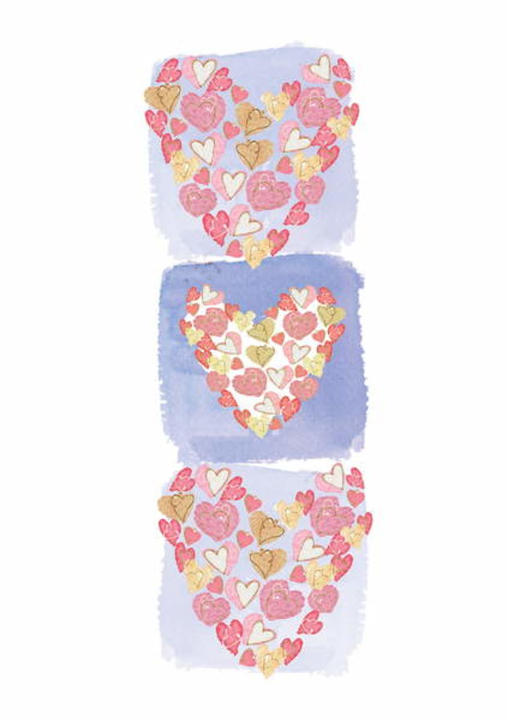 Detail of Love hearts, 2013 by Anna Platts