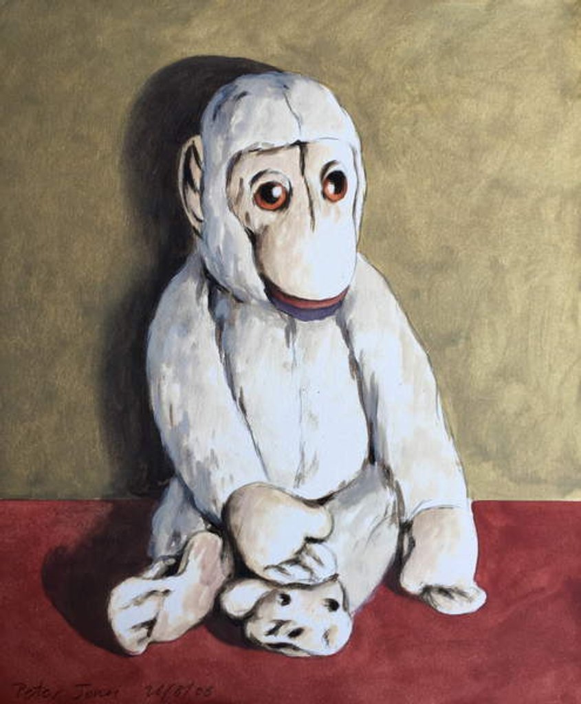 Detail of Bright White Monkey, 2006 by Peter Jones