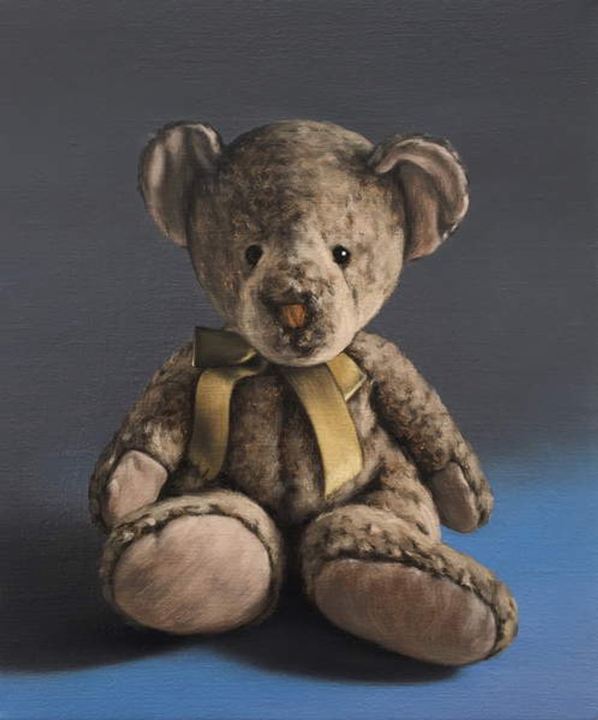 Detail of Pinki the Bear, 2017 by Peter Jones