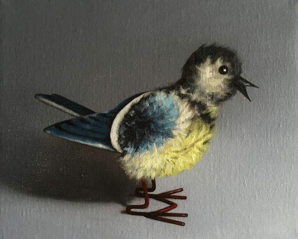 Detail of Blue Tit, 2016 by Peter Jones