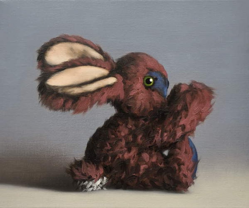 Detail of Pink Bunny, 2017 by Peter Jones