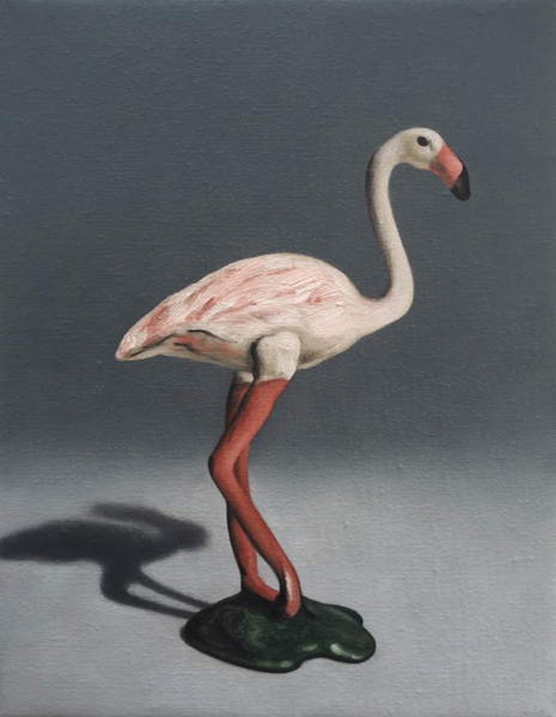 Detail of Pink Flamingo, 2014 by Peter Jones