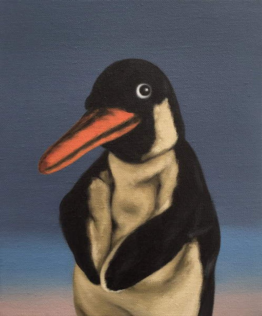 Detail of Penguin, 2018 by Peter Jones