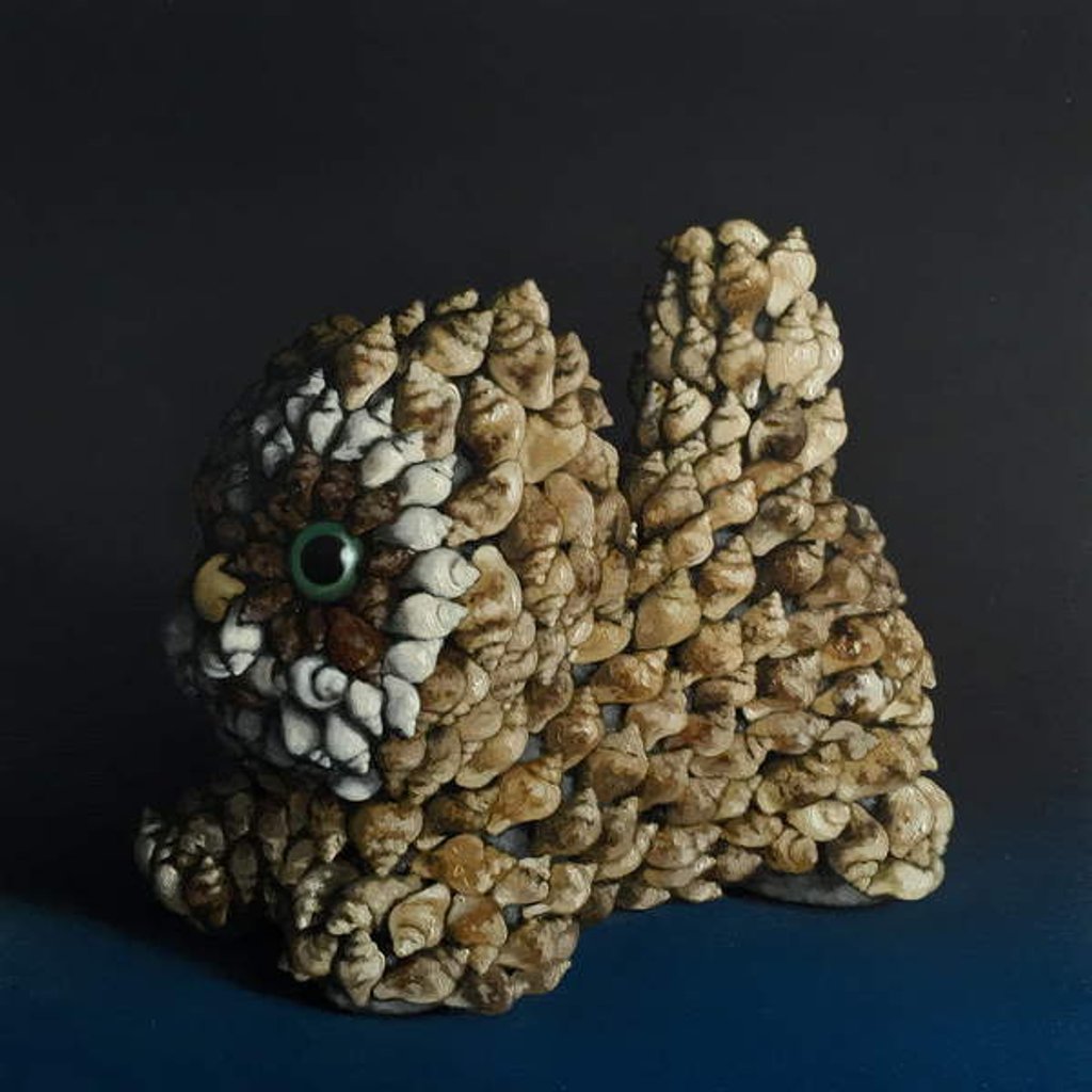 Detail of Puppy, 2011 by Peter Jones