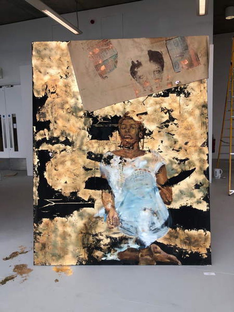 Detail of The Vulnerable Disposition. 2019 by Emma Prempeh