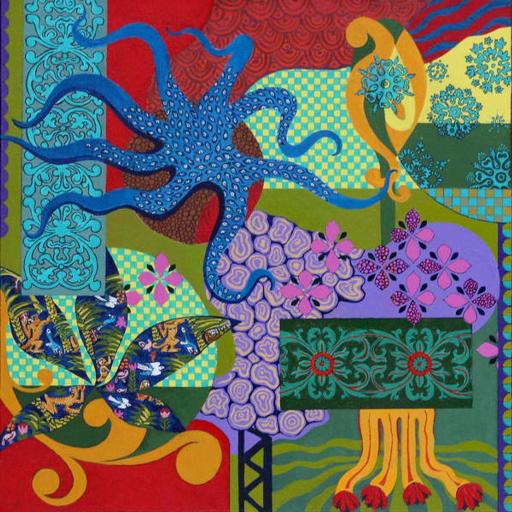 Detail of Octopus Eyes, 2018 by Frances Ferdinands