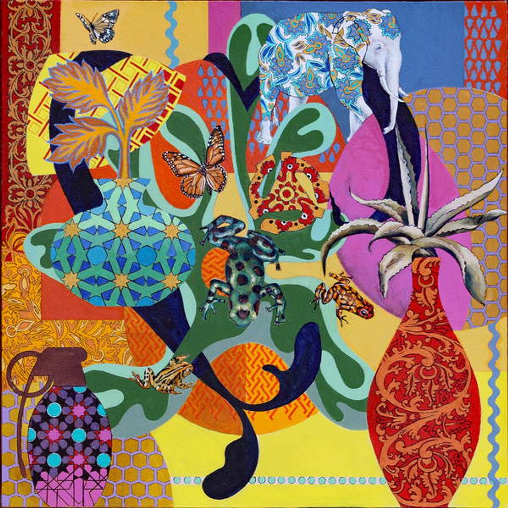 Detail of The Burden In Becoming, 2019 by Frances Ferdinands