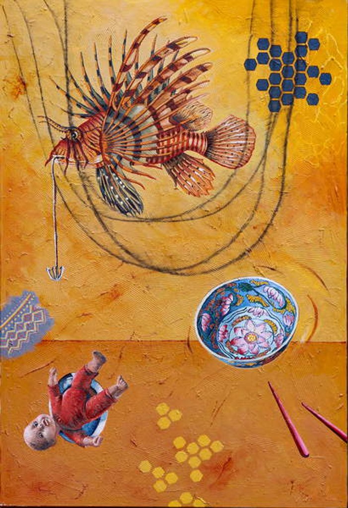 Detail of Catch, 2006 by Frances Ferdinands