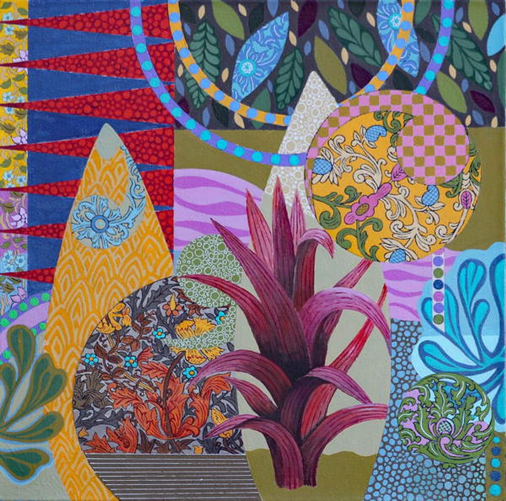 Detail of Three Commas of the Serendip, 2019 by Frances Ferdinands