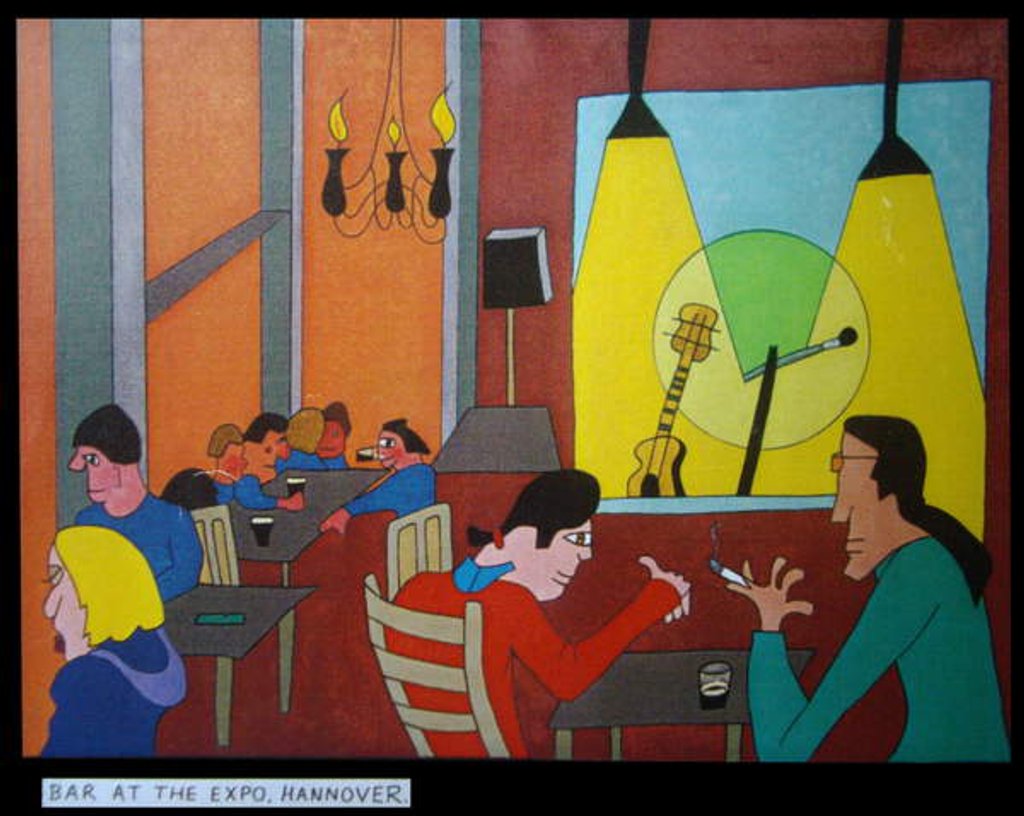 Detail of Bar at the Expo, Hannover, 2000 by Timothy Nathan Joel