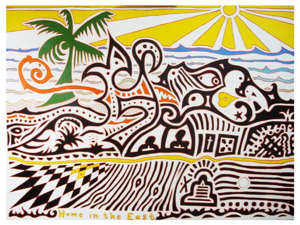 Detail of Home in the East, 2010 by Timothy Nathan Joel