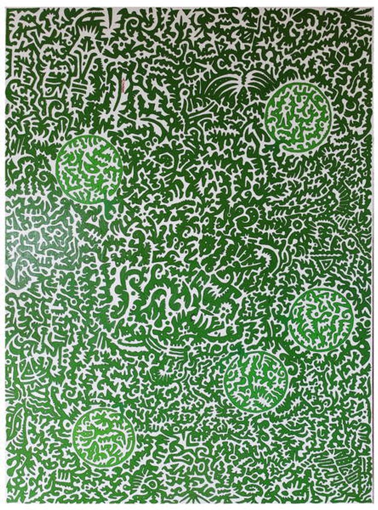 Detail of Spirit of nature, 2012 by Timothy Nathan Joel