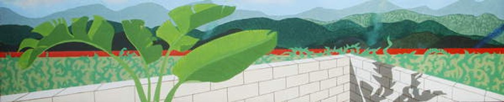 Detail of Balcony view, Fujin Street apartment, Taipei, 2007 by Timothy Nathan Joel